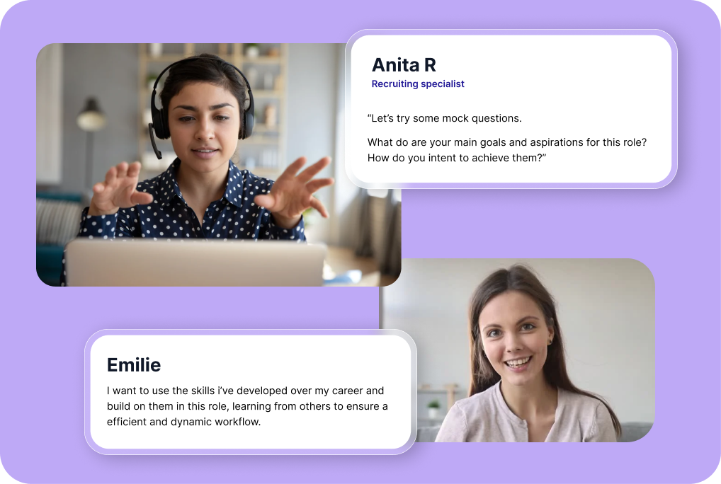 Get expert help from recruiters every step of the way